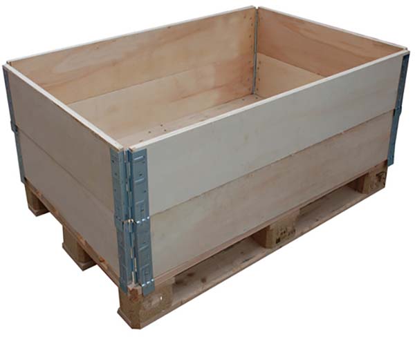 组装式木包装箱的整体结构